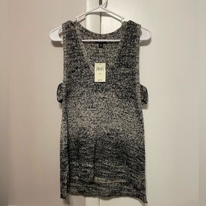 Lucky Brand Open Side Knit Tank Top size S
